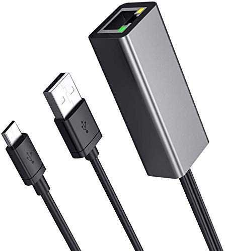 Adapter Ethernet do Fire TV Stick, Chromecast, Chromecast Ultra