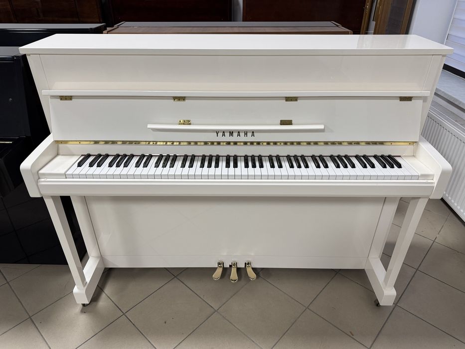Pianino Yamaha b2e PWH, biały połysk - stan nowy! Gwarancja!