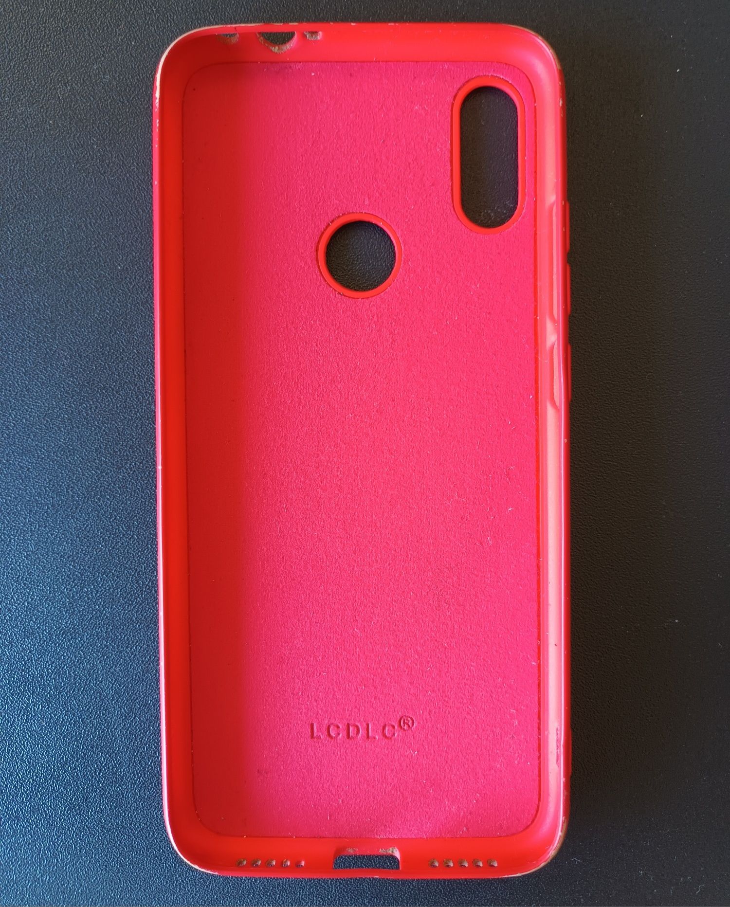 Capa vermelha para telemóvel (Xiaomi Redmi Note 7)