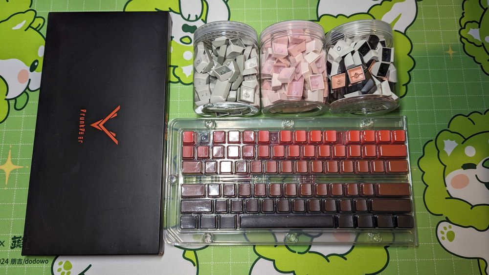 Набори кейкапів Akko Monsgeek PBT для механічної клавіатури Drunkdeer