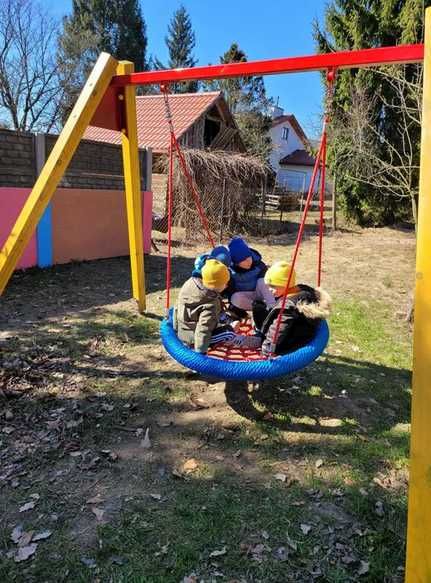 Huśtawka "Bocianie Gniazdo" z certyfikatem na publiczne place zabaw