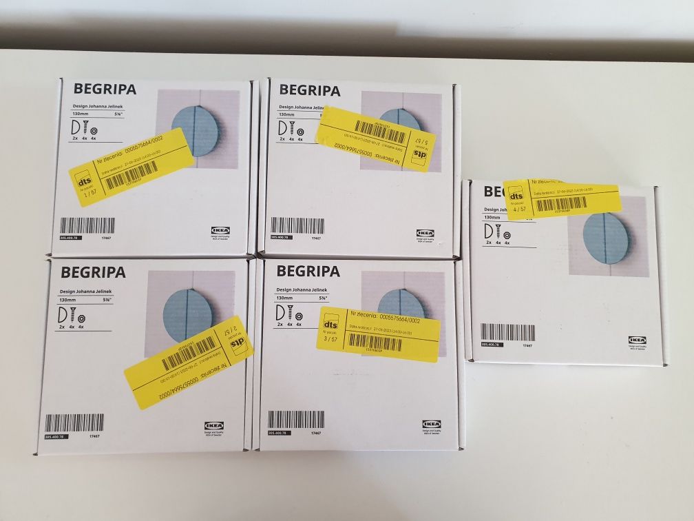 Begripa uchwyt niebieski 5 op 10 sztuk Ikea
