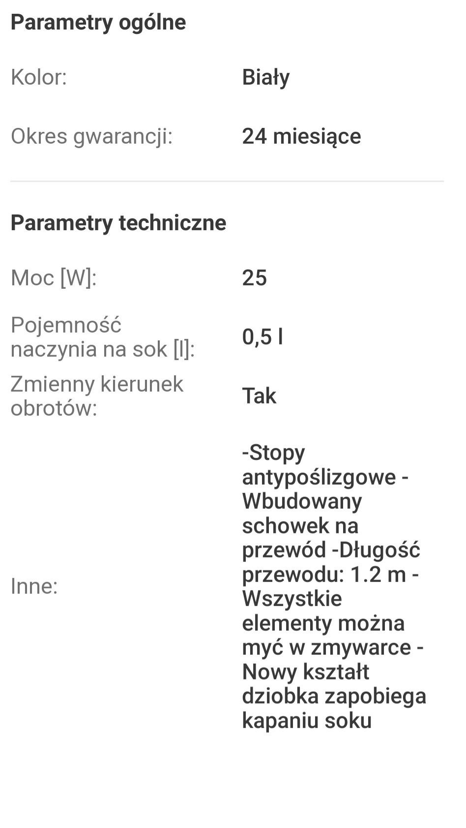 Wyciskarka do owoców PHILIPS HR 2738/00