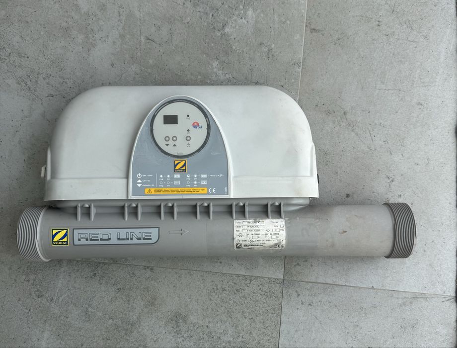 Aquecedor elétrico Zodiac RedLine 12 kW para piscina