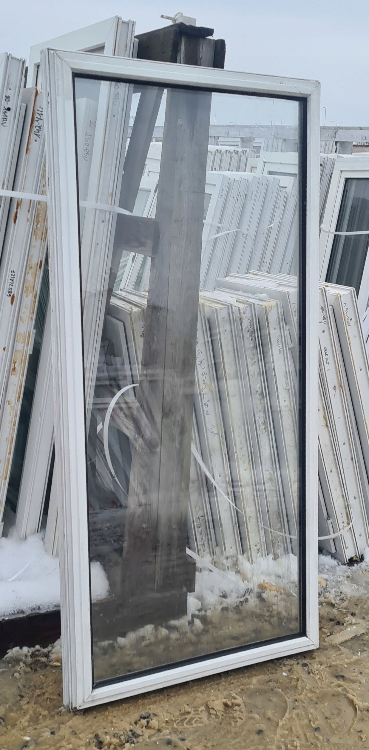 OKNA Używane 79x164 FIX OKNO KacprzaK Plastikowe PCV Lider Okna OLX