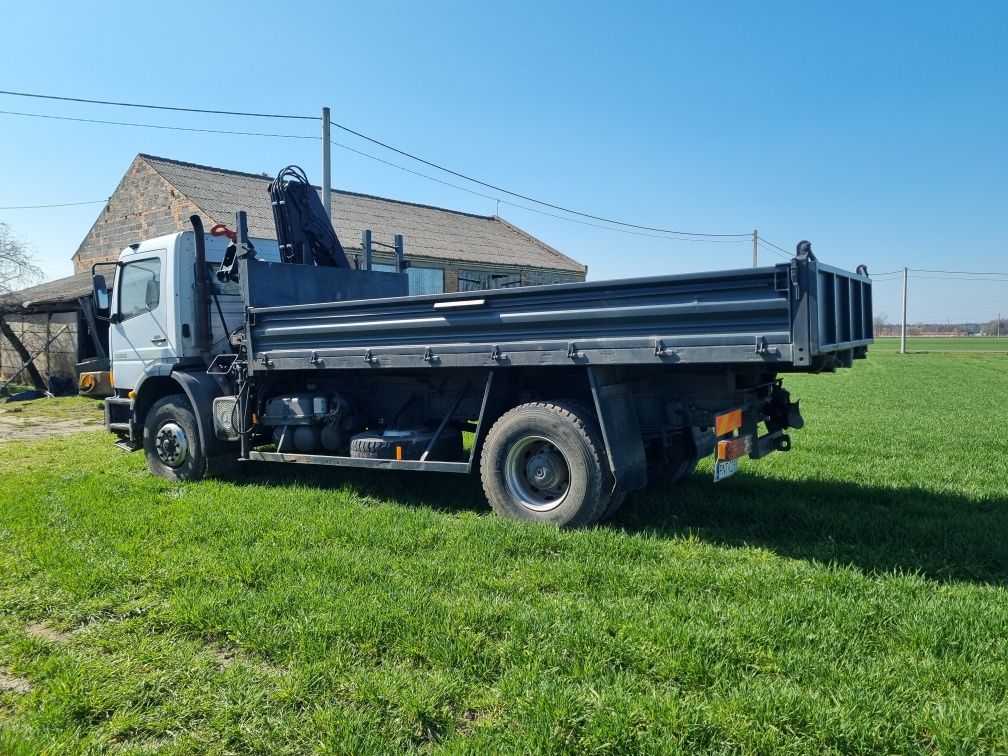 Atego 1823 Wywrotka HDS HIAB102-2 Ważne OC UDT do 30.01.2026