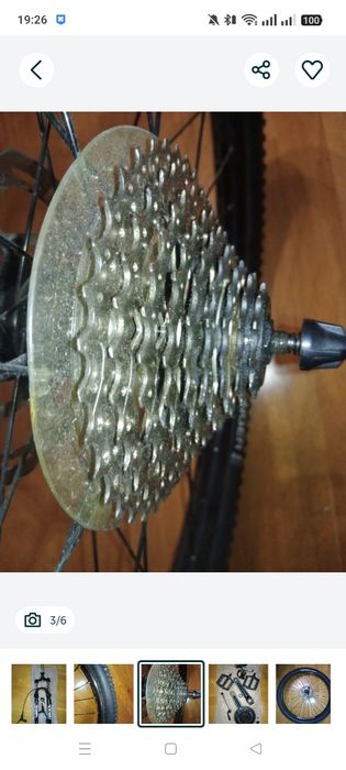 Велосипед запчастини вилка