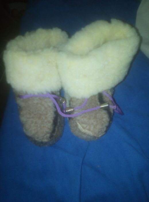 Домашні дитячі теплі тапки +рукавички