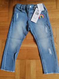 Nowe spodnie jeansy 5-10-15 rozmiar 98