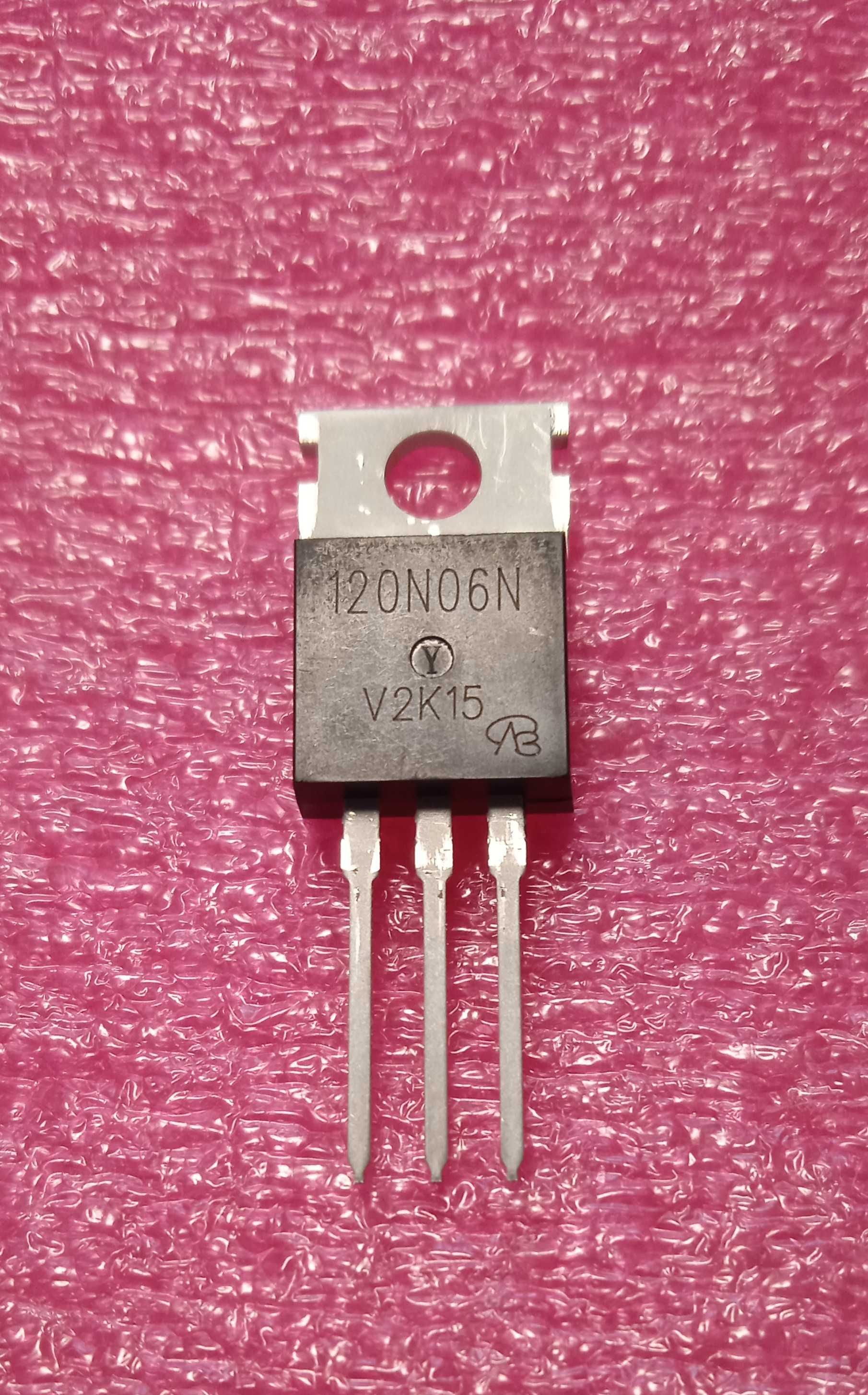 Транзистор IPP120N06NG-VB 120N06N TO-220AB 60V 60A N Channel MOSFETs