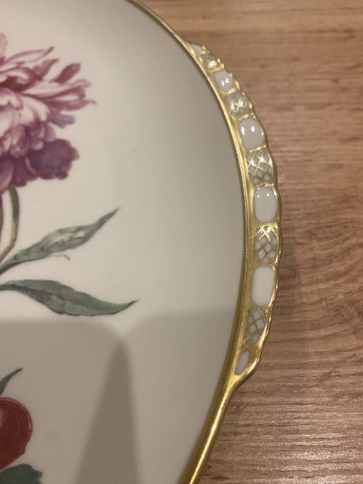 Talerz do ciasta , patera PEONIE