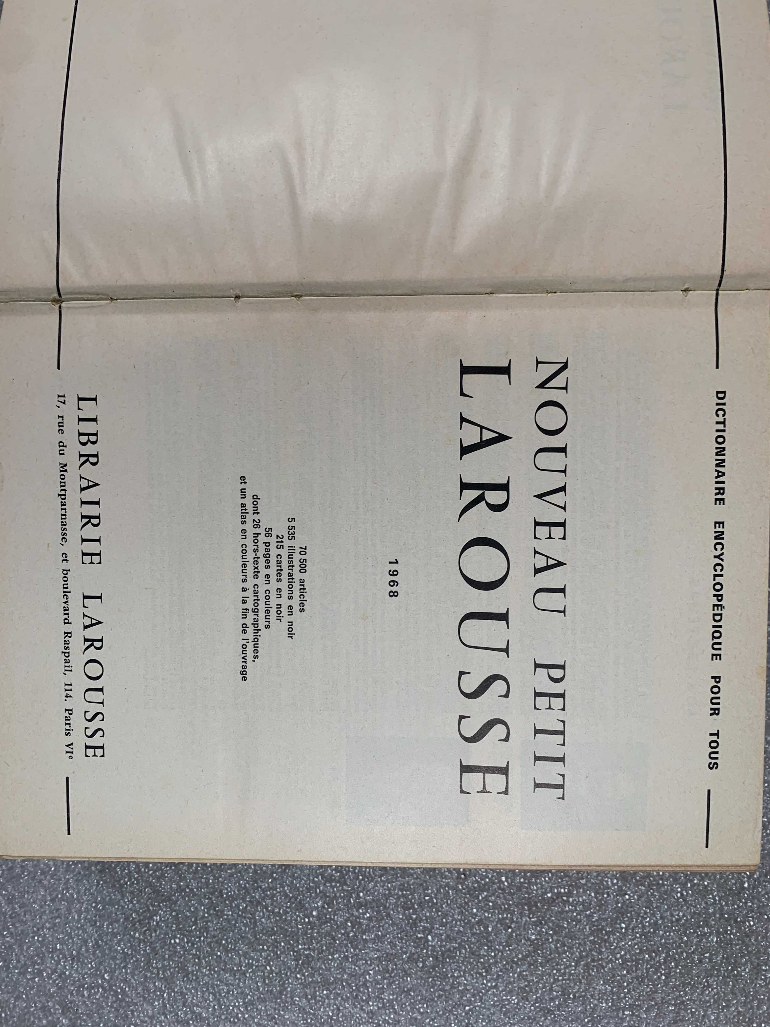 NOUVEAU PETIT LAROUSSE, French Dictionary Encyclopedia