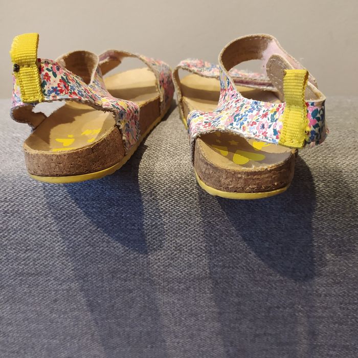 70-> korkowe sandałki w kwiatki H&M r.28 16,2cm PIĘKNE