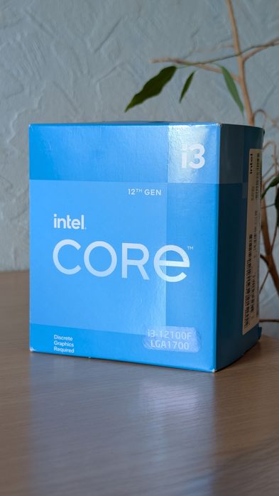 Процесор Intel Core i3-12100F BOX