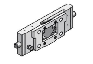 Manualny zaczep kątowy piton fix GP 140x80mm z płytą przesuwną