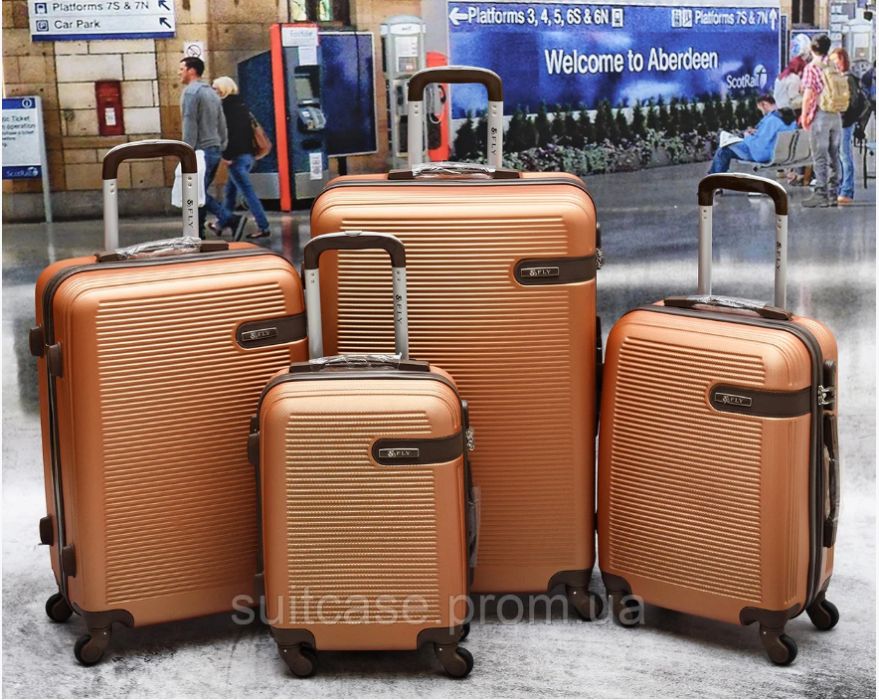 Чемодан ПРОТИВОУДАРНЫЙ валіза Luggage Fly 1101 Польша. от 600 гр