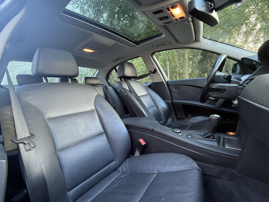 BMW e60 525d Automat, Alu 18”, Szyberdach, Skóra, Xenon