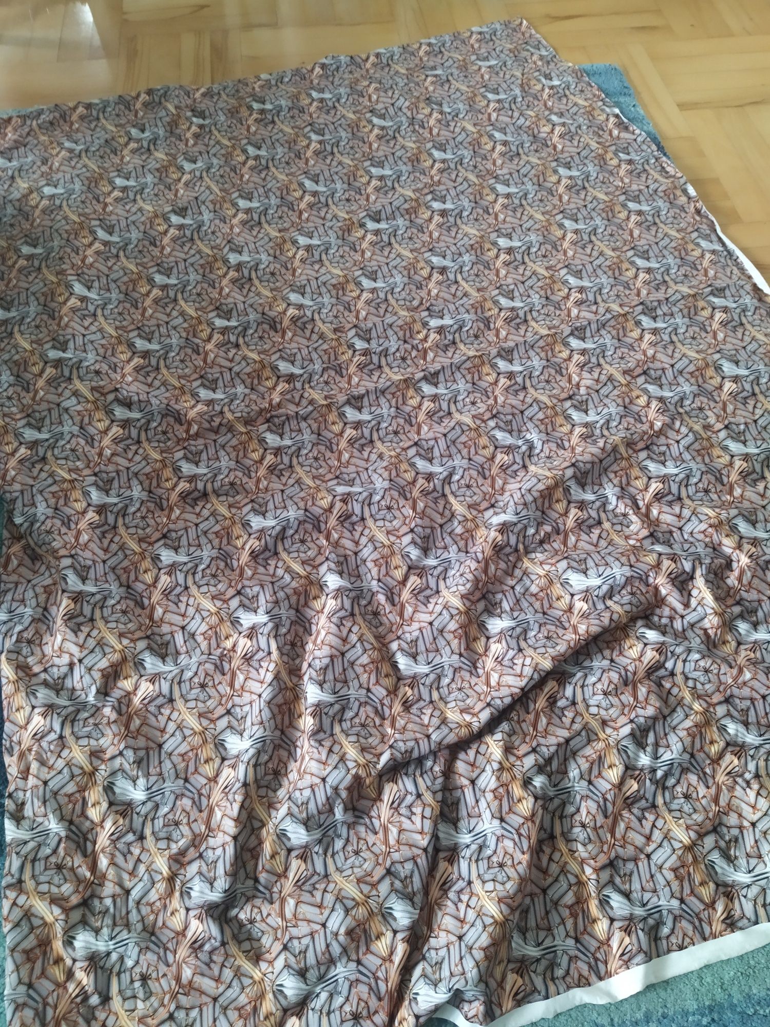 Kupon materiał do szycia dresówka pętelka bawełna dzianina tkanina