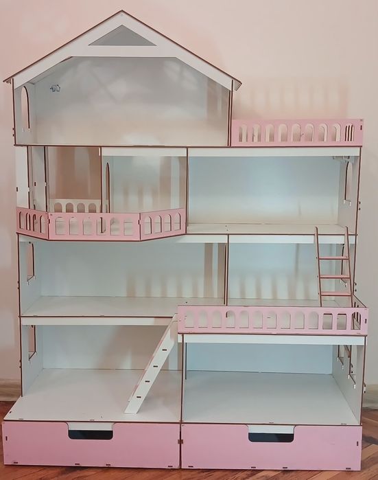 Ляльковий будиночок для Лол і Барбі NestWood "Великий особняк"