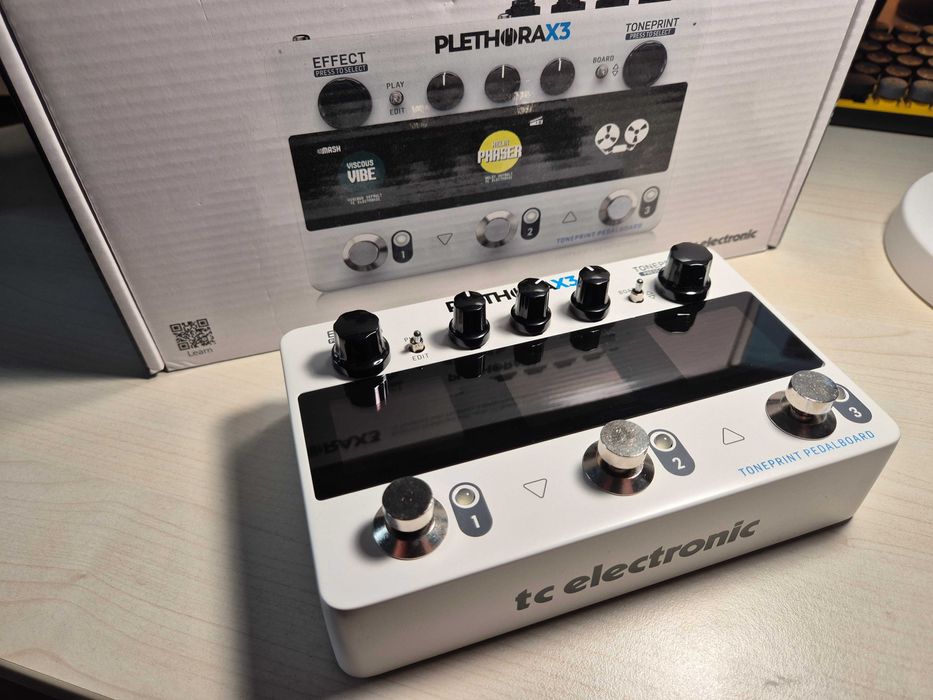 TC Electronic Plethora X3, multiefekt, looper, tuner