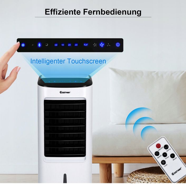 Klimator 4w1 Costway 65W Przenośny Wentylator z Chłodzeniem KLIMATYZER