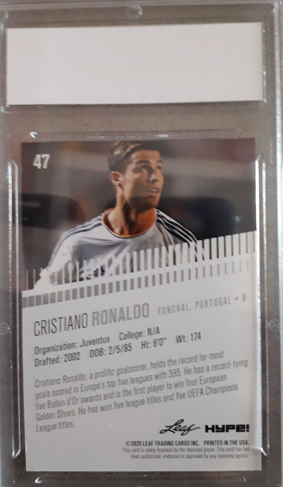 Carta Cristiano Ronaldo