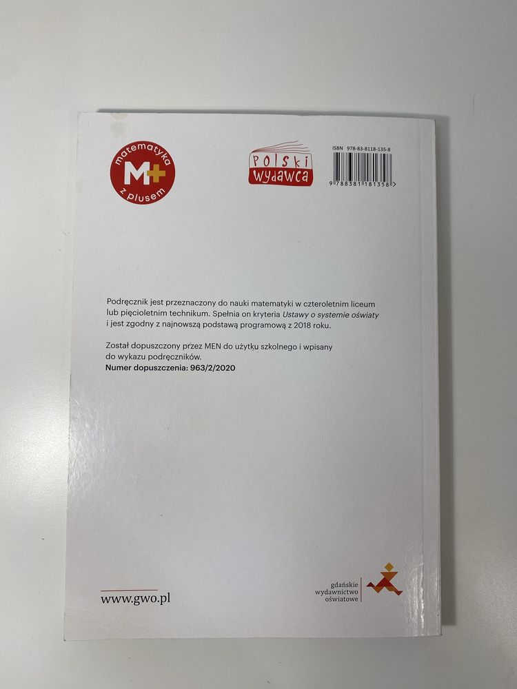 podręcznik matematyka z plusem klasa 2 zakres rozszerzony