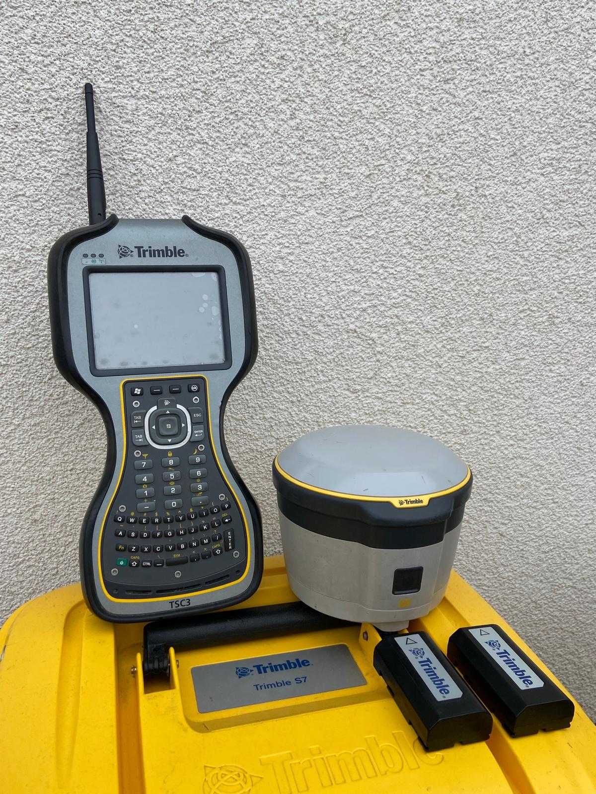 Tachimetr robotyczny Trimble S7 1" + GPS R2 + TSC3