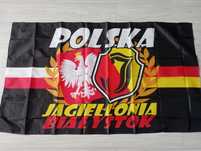 Flaga Jagiellonia Białystok Polska 90 x 60 nowa