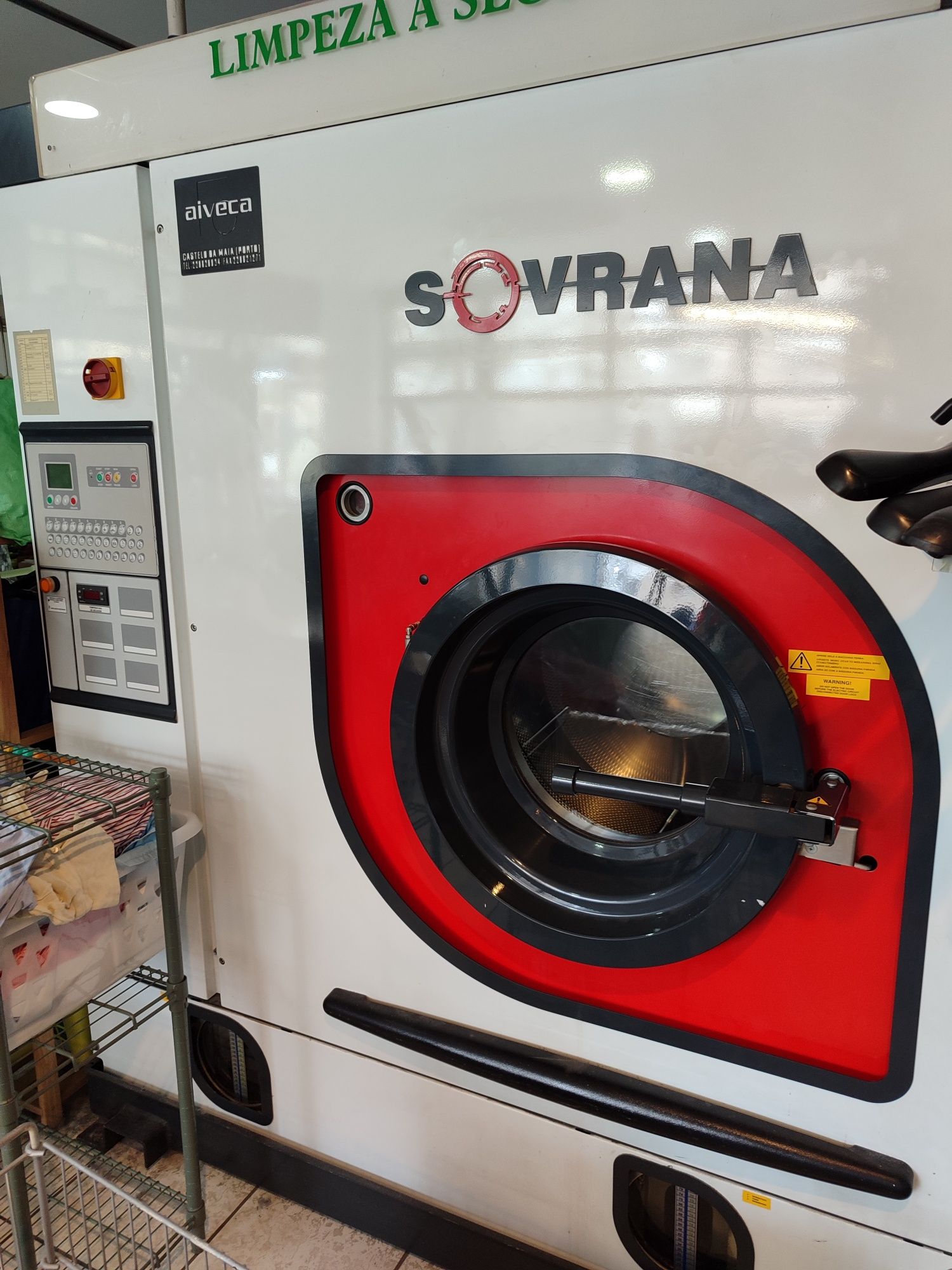 Máquina limpeza a seco sovrana