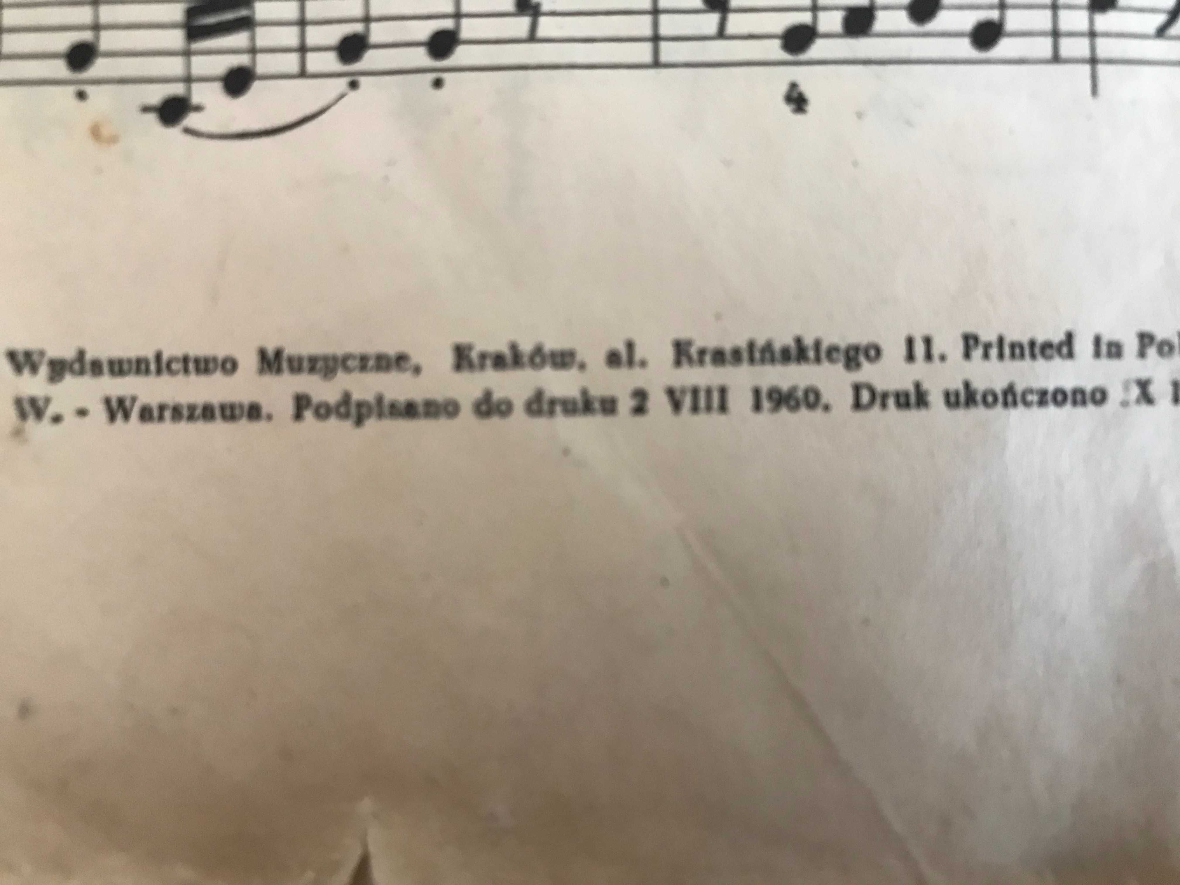 Wybrane sonatiny na fortepian 1 - 1960 r.
