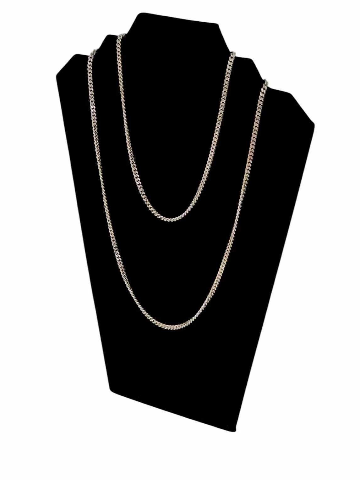 Srebrny Łańcuszek Pancerka 100CM