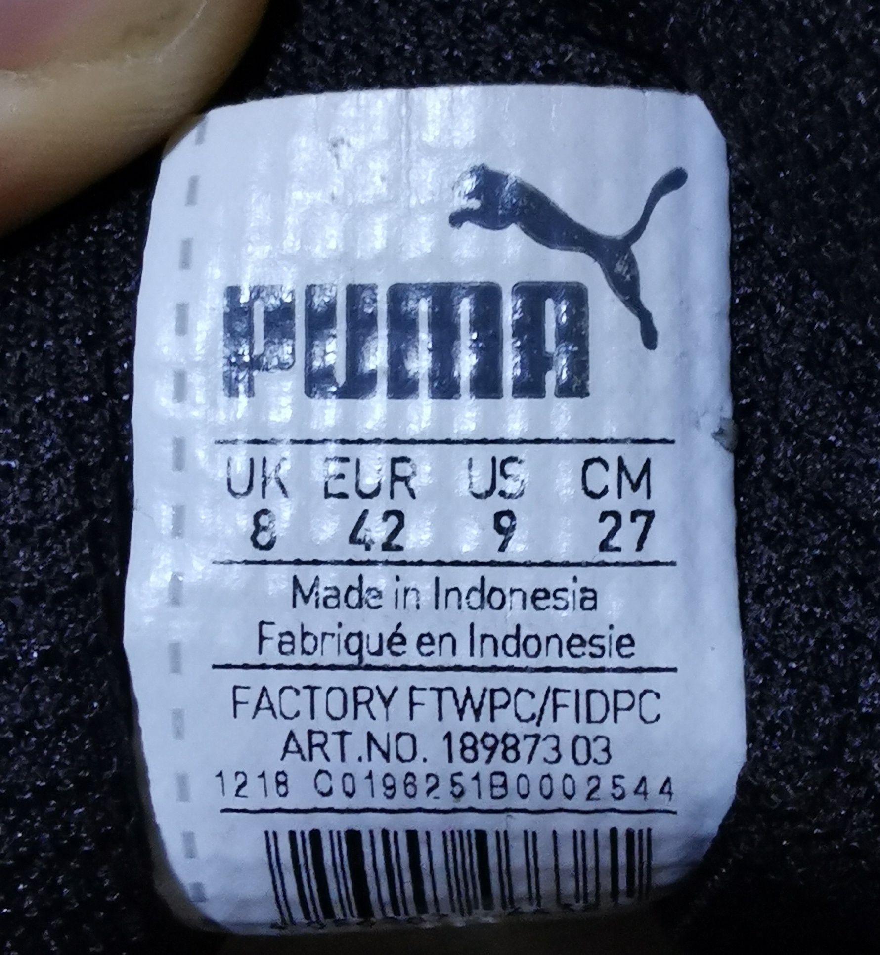 Кроссовки Puma Tazon 6 FM 18987303.Оригинал