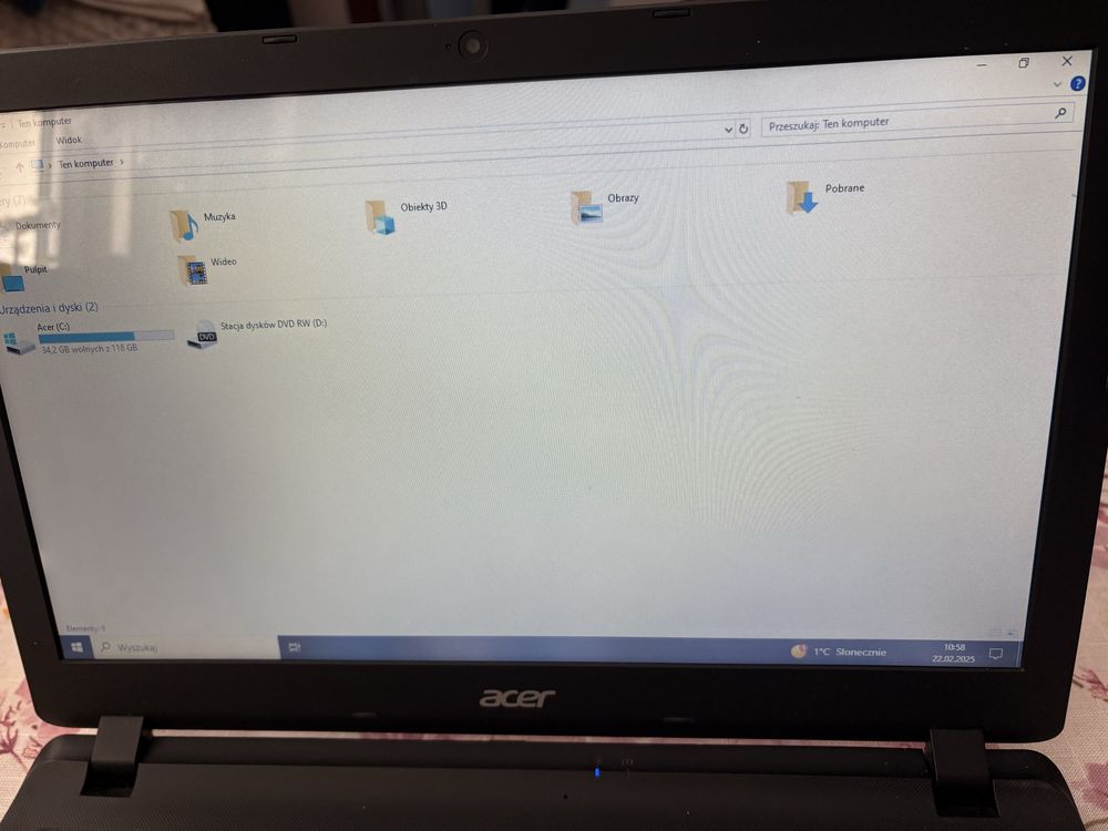 Laptop Acer Aspire ES 15 z torba