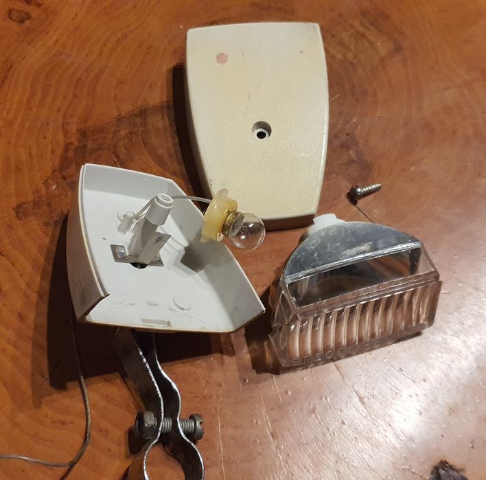 Lampka przód rower składak Wigry Jubilat Flaming kolekcja Prl