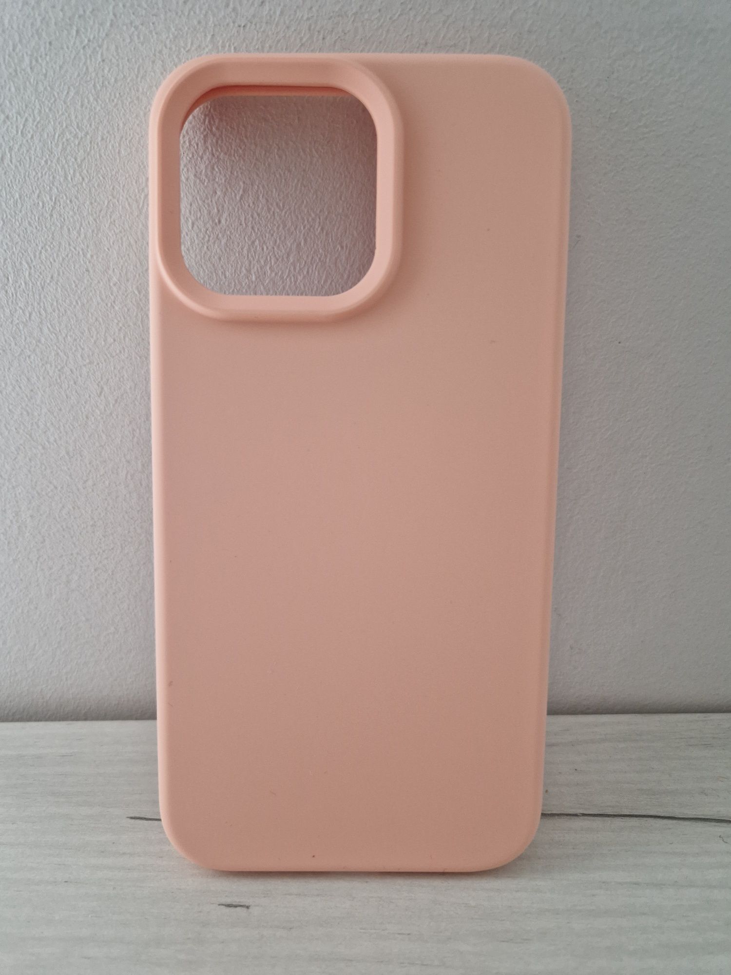Silicone Lite Case do Iphone 15 Pro brzoskwiniowy