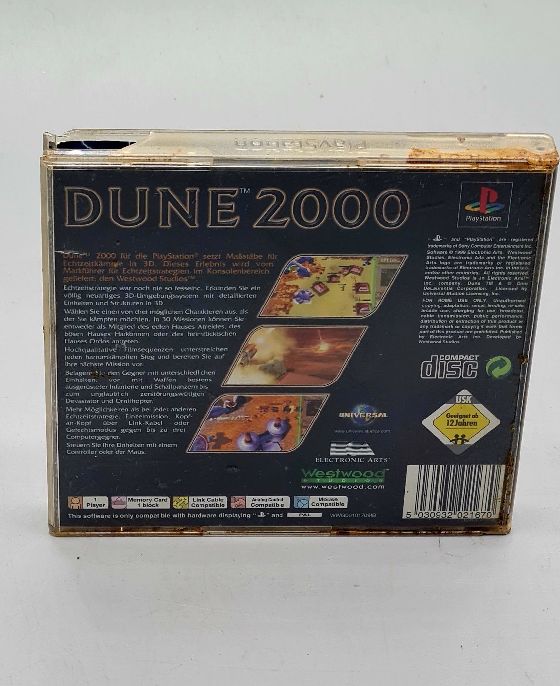 gra ps I dune 2000 ps1 playstation gry psx dune2000