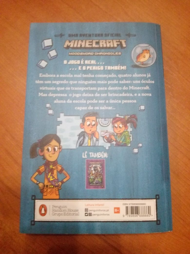 Livro Minecraft.