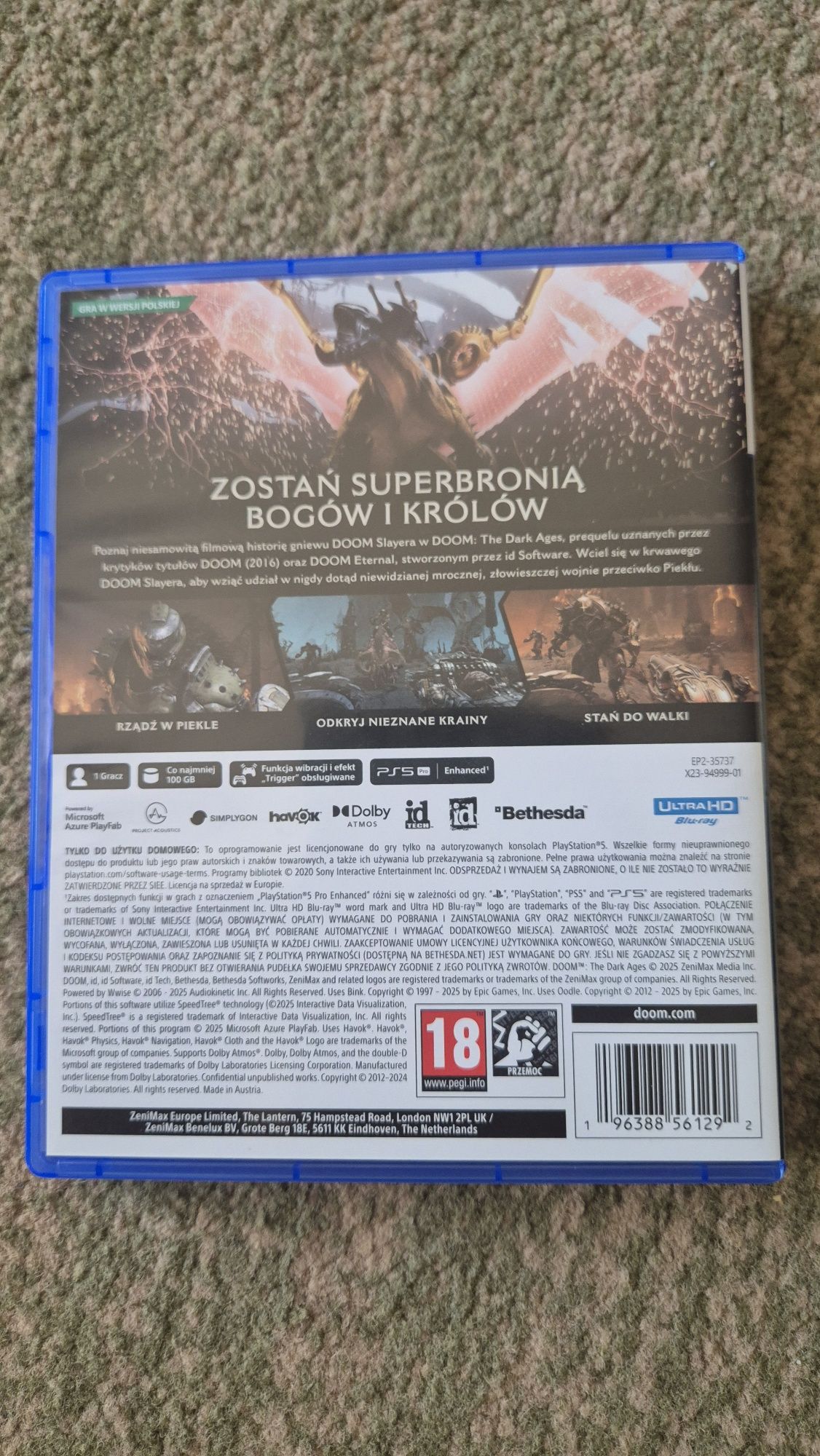 Doom dark ages ps5