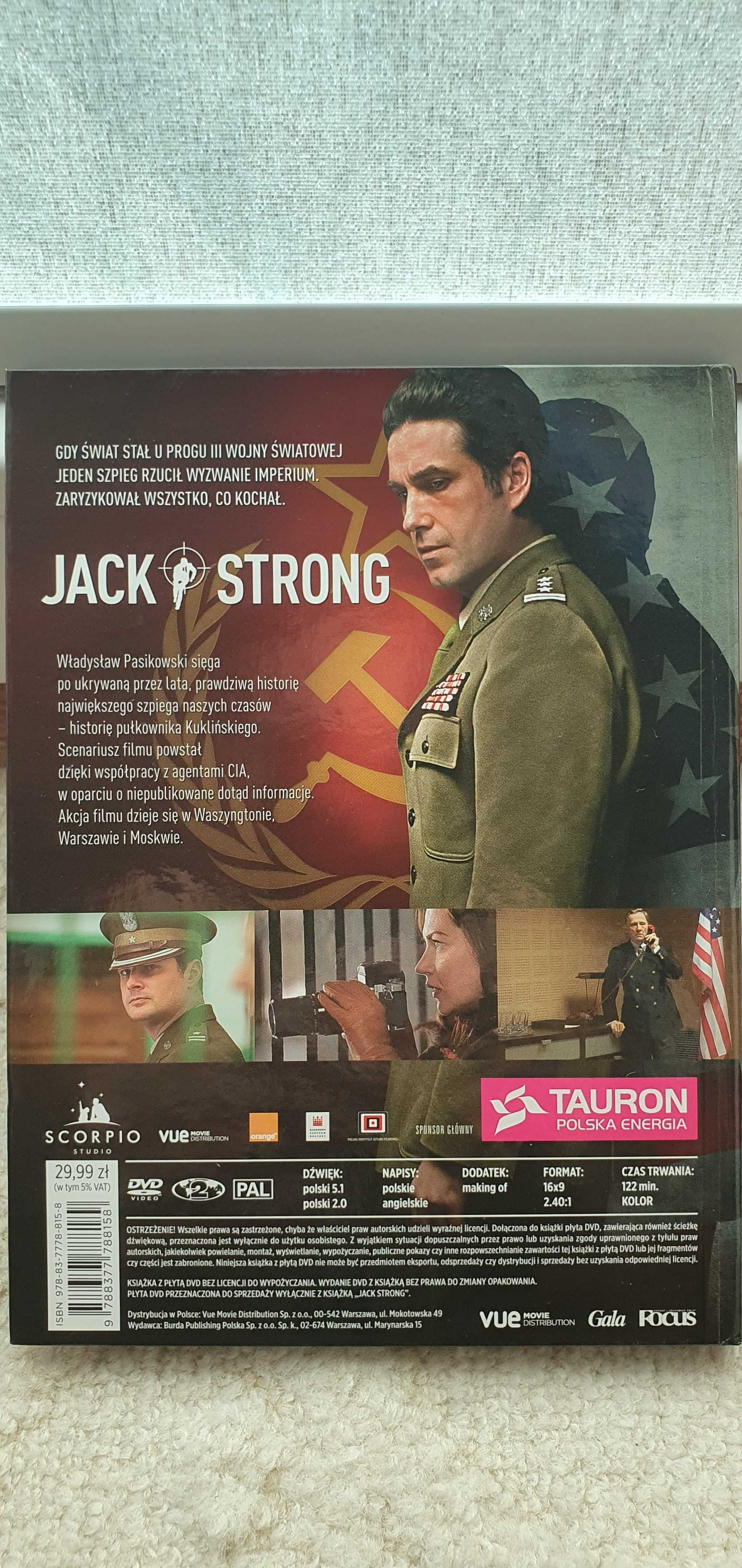 Film dvd "JACK STRONG" thriller - NOWY