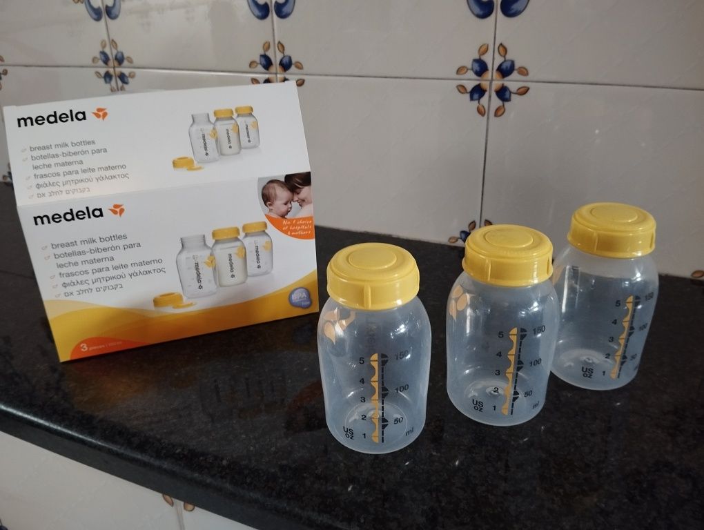 Pack 3 frascos leite materno - Medela