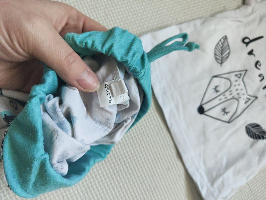 Komplet niemowlęcy 70 little dreamer koszulka spodnie