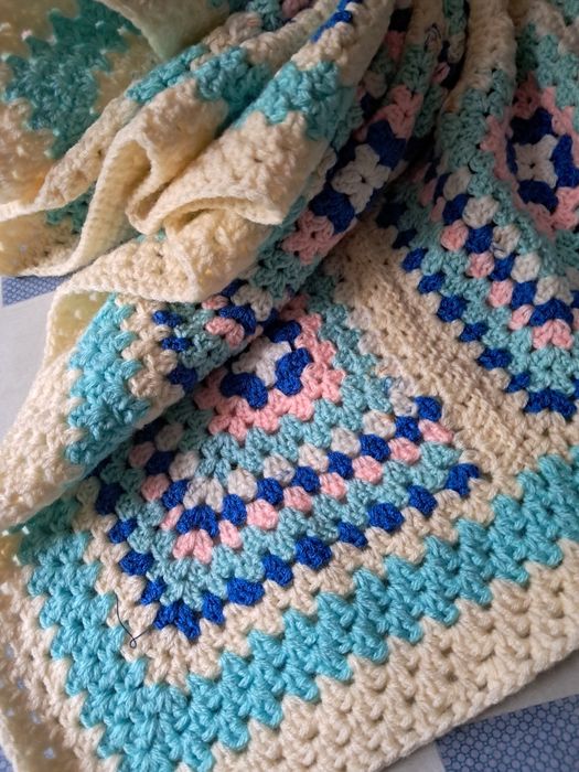 Плед в'язаний ручна робота