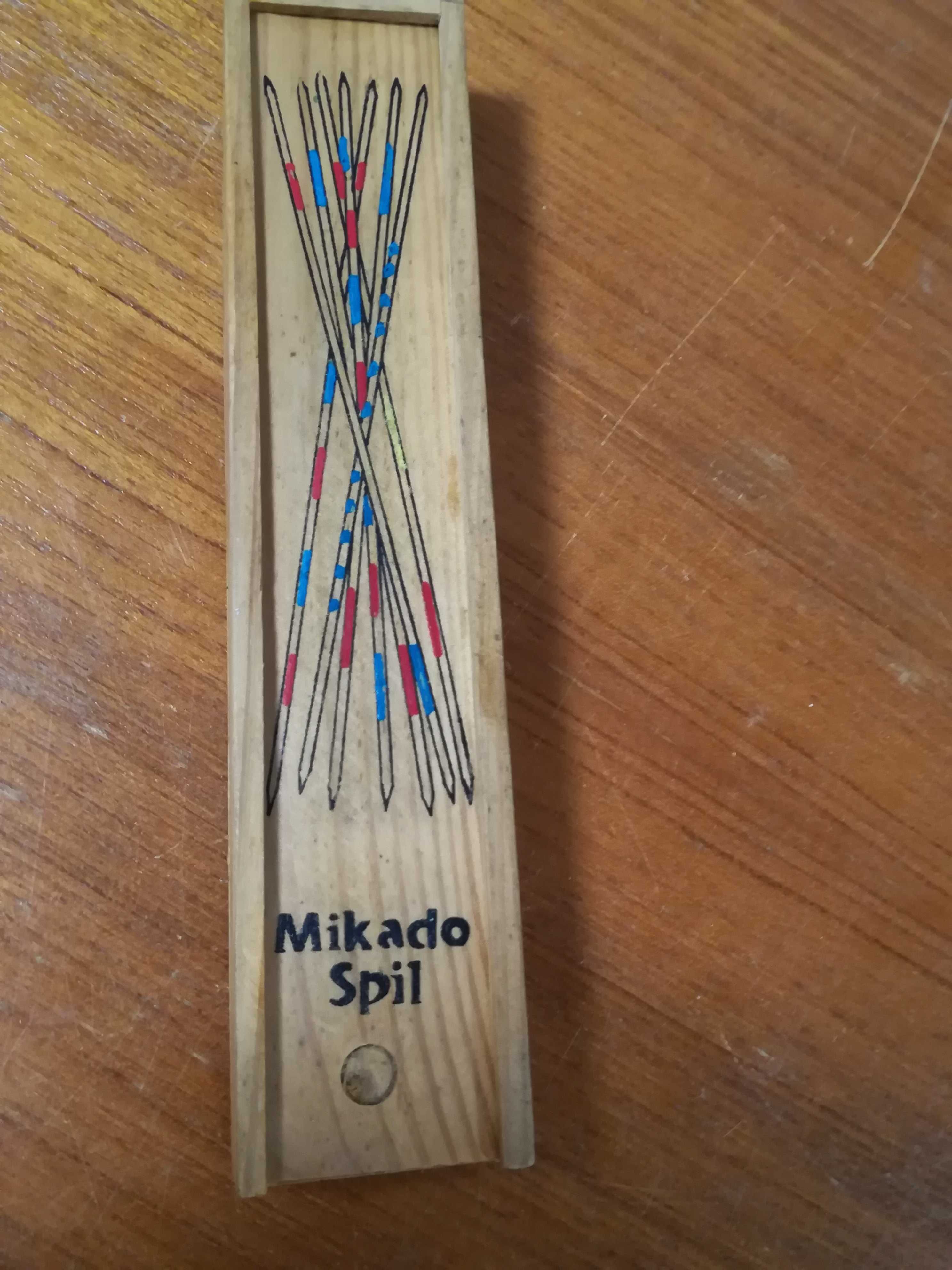 Bierki drewniane 19 cm Mikado Spiel gra