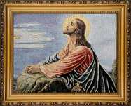 Obraz Haft. Jezus w Ogrójcu 27,5x22cm 2025S13