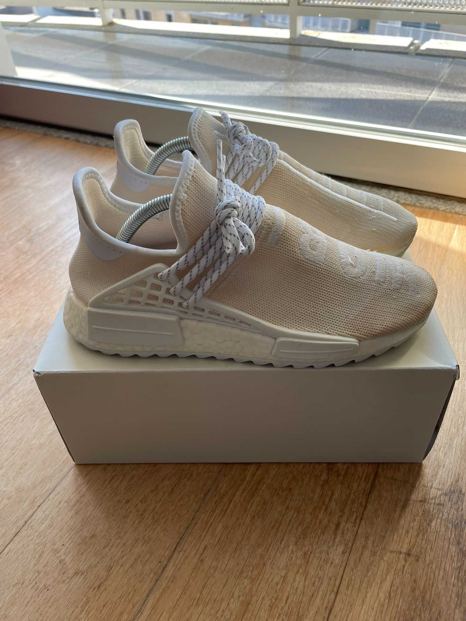 adidas Human Race NMD Pharrell Blank Canvas EU 40.5 US 7.5