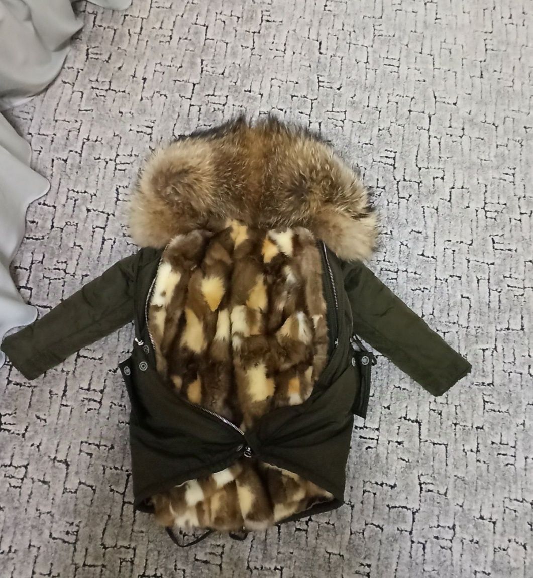 Детские парки с натуральным мехом