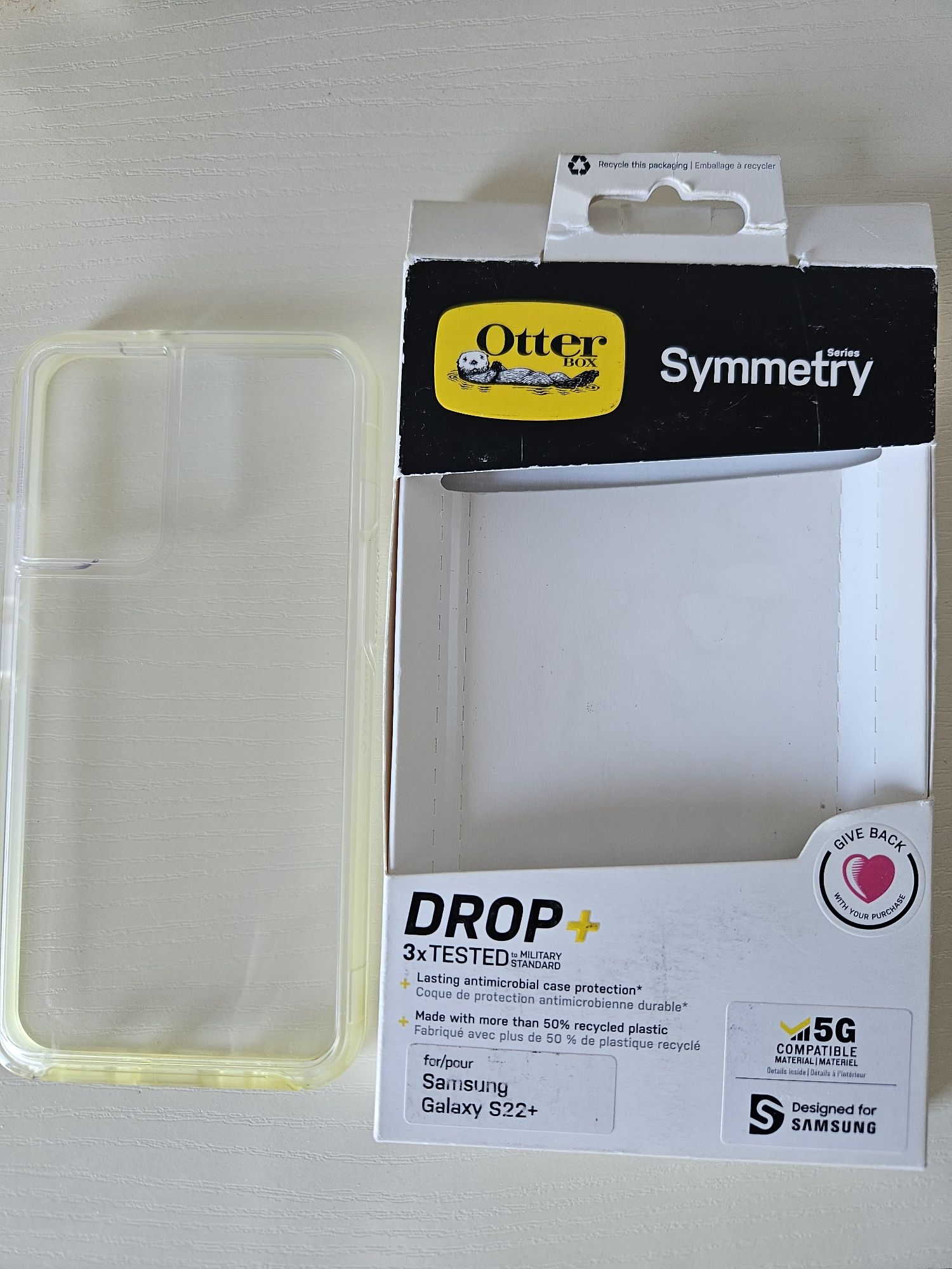 Capa Symmetry Otterbox Antimicrobiana para
Samsung Galaxy S22+