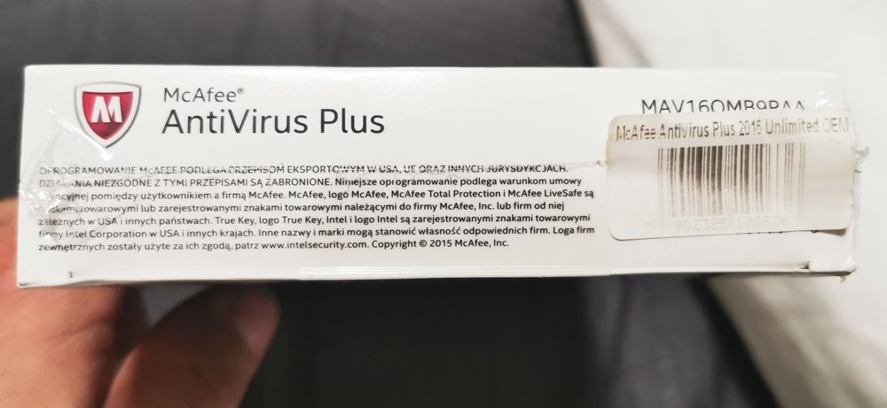 Antywirus McAfee AntiVirus plus