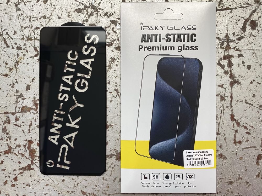 Защитное стекло iPaky ANTISTATIC для Xiaomi Redmi Note 11 |11 Pro скло